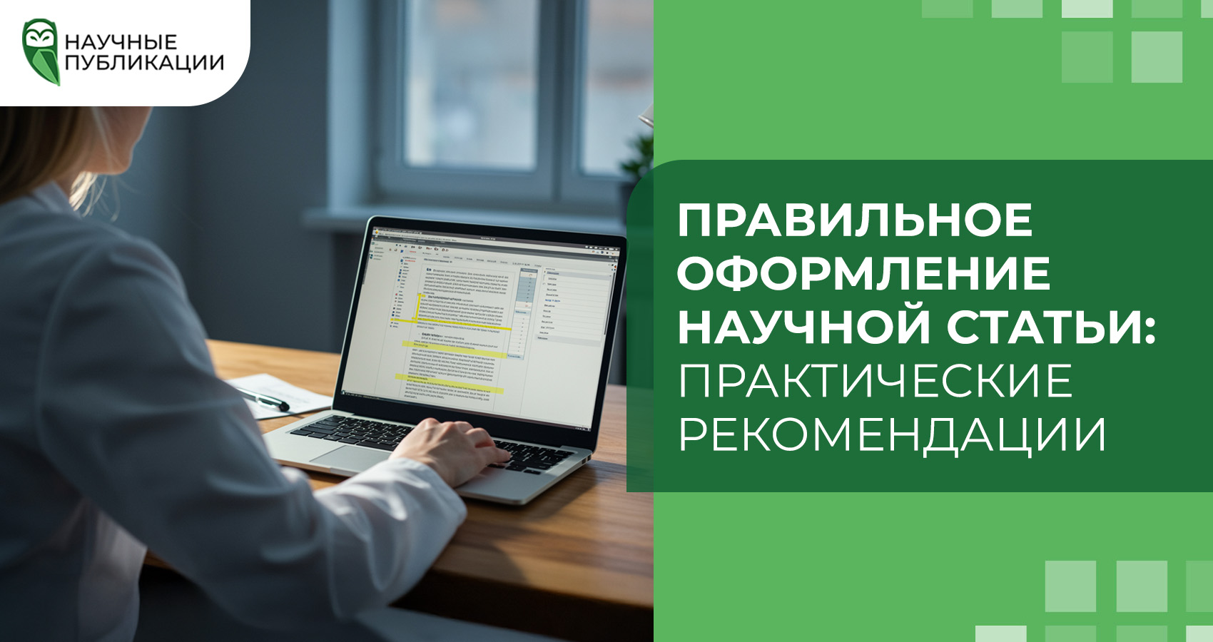 Правильное оформление научной статьи: практические рекомендации
