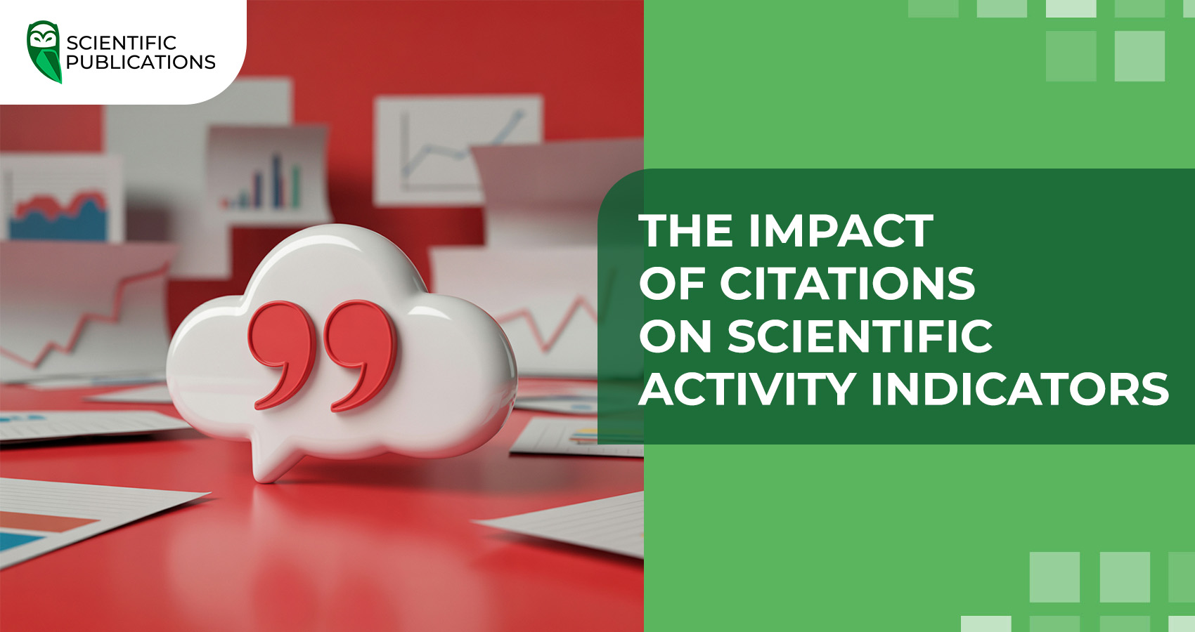 The impact of citations on scientific activity indicators