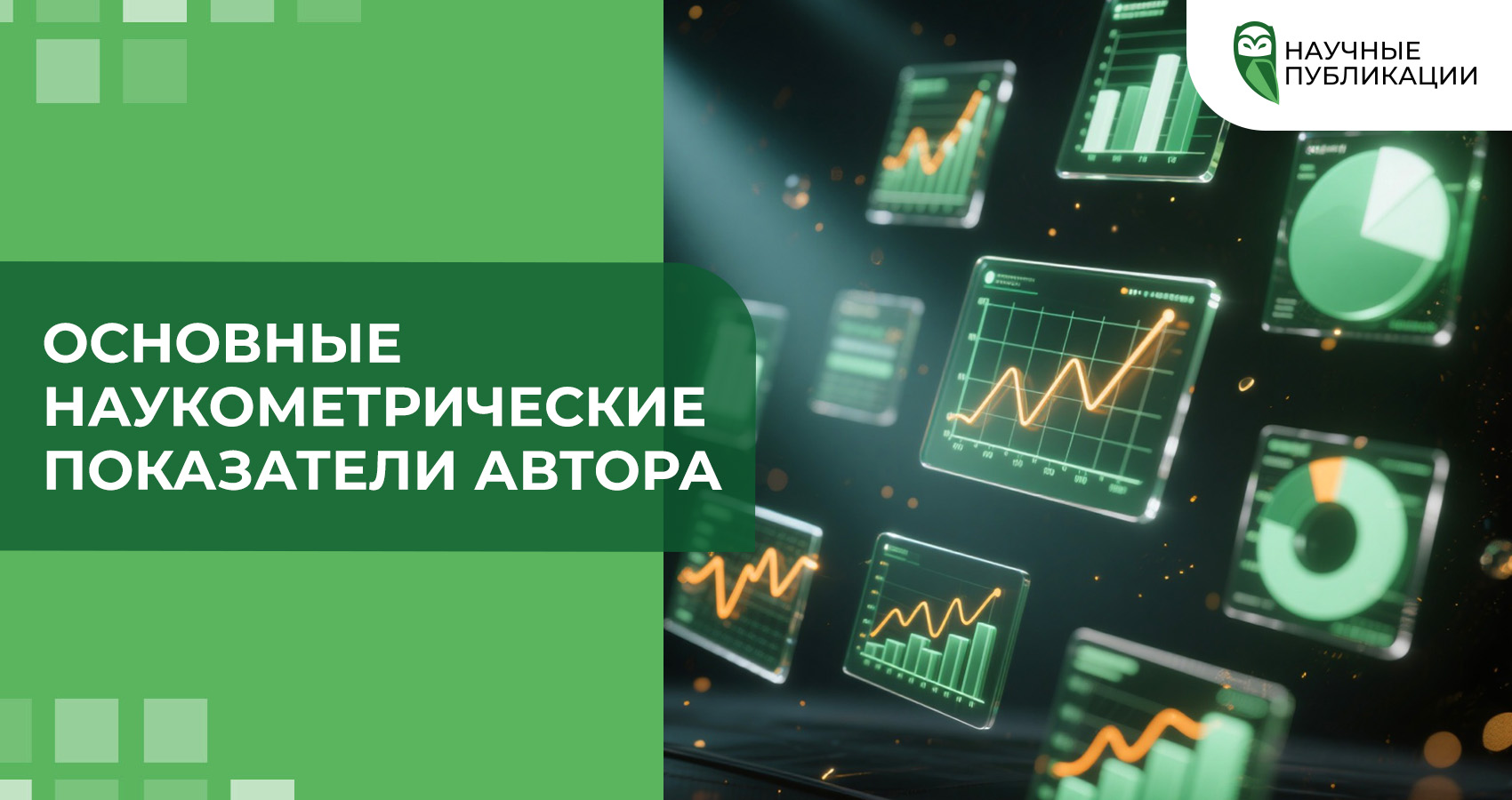 Основные наукометрические показатели автора